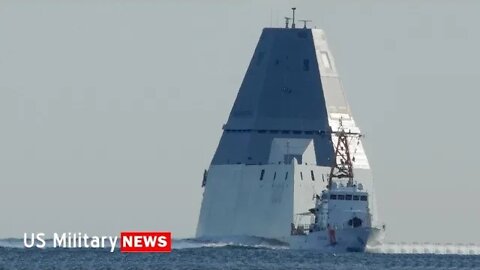 Here’s How the Zumwalt’s Stealthy Design Handles Stormy Seas