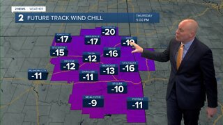 Dangerous temperatures and wind chills arrive Thursday