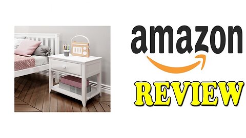 Max Lily Solid Nightstand White Review