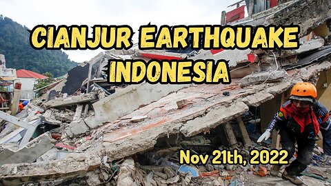 Earthquake Compilation at Cianjur Indonesia on Nov 21th, 2022