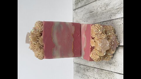 Making of Rose Quartz Soap