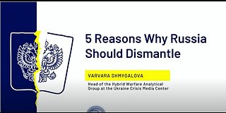 (mirror) 5 reasons why the Russian Federation should dismantle --- VARVARA SHMYGALOVA