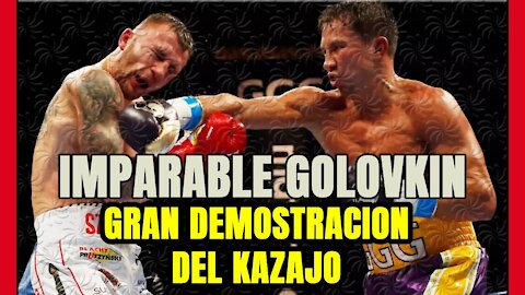 TREMENDO GOLOVKIN! TRIPLE G destrozó a SZEREMETA quien tuvo que DETENER el COMBATE