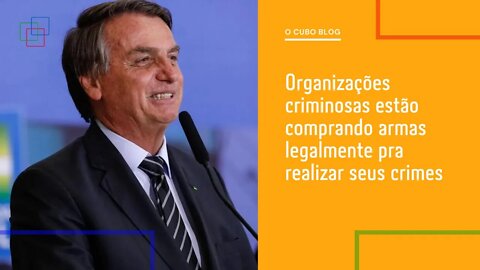 Organizações criminosas estão comprando armas legalmente pra realizar seus crimes