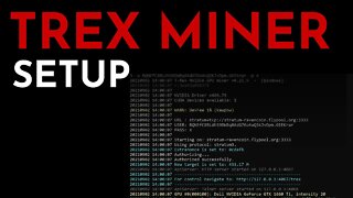 TRex miner Configuration and Setup | How To Use T Rex Miner Tutorial