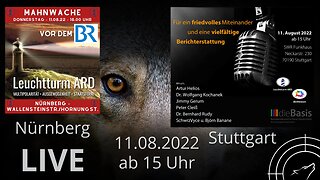 🔴 💥 LIVE | Stuttgart und Nürnberg am 11.08.2022 ab ca. 15.00 Uhr