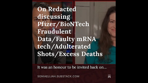 Sonia Elijah on Redacted News