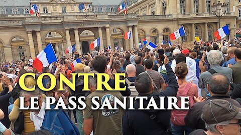Manifestation contre le pass sanitaire à Paris