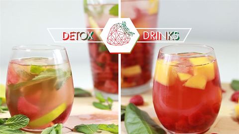 Make Water Awesome: Simple Strawberry Detox - 2 ways