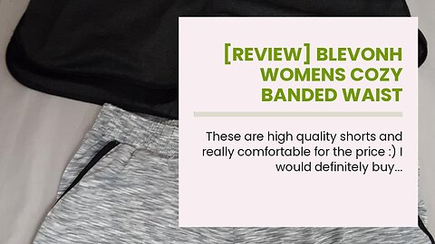 [REVIEW] Blevonh Womens Cozy Banded Waist Running Fitness Workout Shorts with Pockets S-XXXL