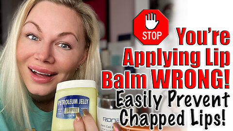 YOU'RE APPLYING LIP BALM WRONG ! | Code Jessica10 saves you Money at All Approved Vendors