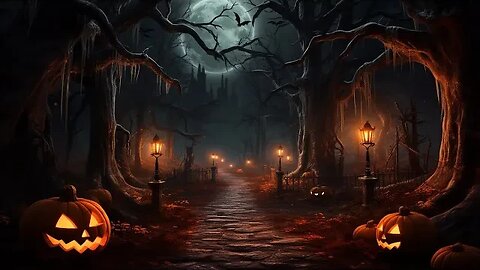 Relaxing Halloween Music - Spooky Pumpkin Forest