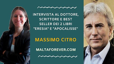 INTERVISTA AL DOTTOR MASSIMO CITRO HANNO MENTITO DAVANTI ALL' EVIDENZA