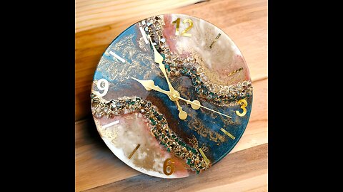 Resin Wall Clock Tutorial | DIY Resin Clock | Art | Epoxy Resin