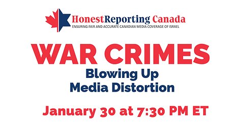 HRC Trailer: War Crimes: Blowing Up Media Distortion With Lt.-Gen. Aviv Kohavi & Natasha Hausdorff