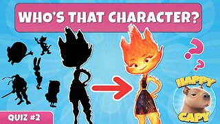 Can You Guess the Cartoon Character? #2 | Elemental, Zootopia, Gravity Falls ... | 20 Characters