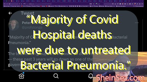 “Majority of Covid Hospital deaths were due to untreated Bacterial Pneumonia.” & more #184