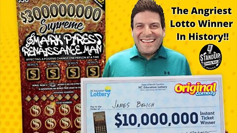 Angriest Lotto Winner Ever! REACTION Video #comedynews #standupcomedy