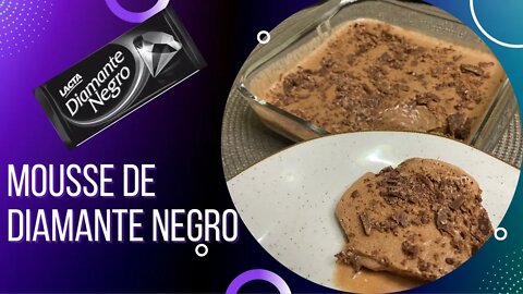 MOUSSE DE DIAMANTE NEGRO COM 3 INGREDIENTES , SUPER FÁCIL!!! #chocolate #pascoa #receita #MaisComida