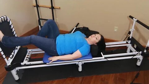 AeroPilates VERY Beginner REBOUNDER Workout #1 // AeroPilates Reformer Rebounding Workout