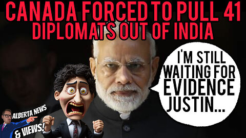 EXPLOSIVE- INDIA removes diplomatic immunity forcing CANADA to remove 41 diplomats.
