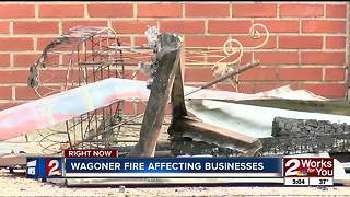 Wagoner downtown rebuilding after fire
