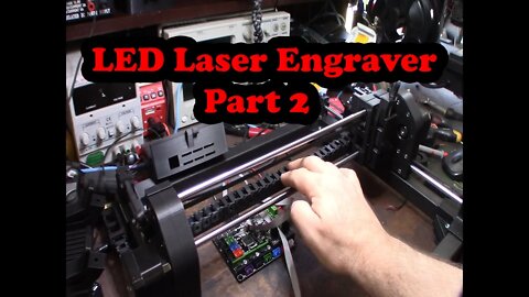 Homemade DIY Laser cutter engraver from old 3D printer parts GRBL CNC Marlin part 2