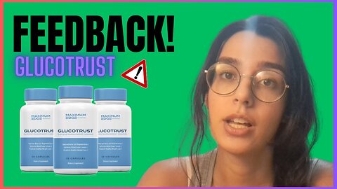 GLUCOTRUST- Glucotrust Reviews (( NEW ALERT!! ))🔥 Gluco Trust Blood Sugar Supplement REVIEW
