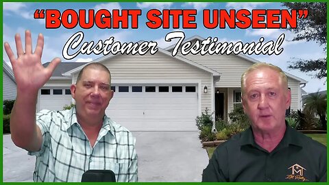 Bought Site Unseen...Through YouTube | Customer Testimonial | With Ira Miller