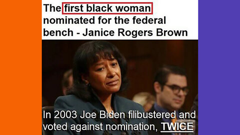 Biden Blocked First Black Female SCOTUS In 2003 TWICE