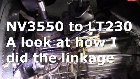 GM Vortec / NV3550 to LT230 conversion, a look at how I adapted the gearbox to the transfercase