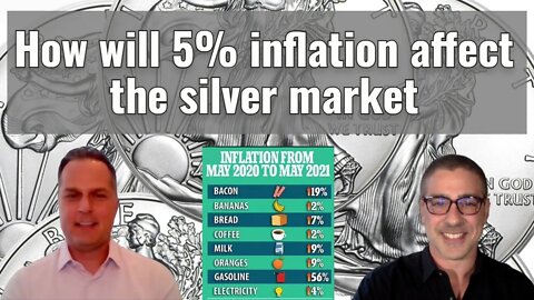 How will 5% inflation affect the silver market