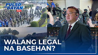 Anong legal na basehan nila para sirain ang gate, pumasok ng apat na lugar na sabay-sabay? —Roque