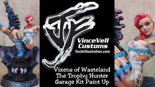 Vixens of Wasteland Trophy Hunter Garage Kit Paint Up