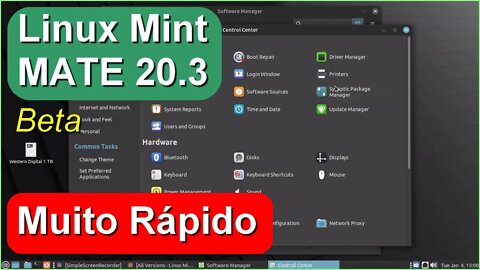 Linux Mint Mate 20.3 Beta. Distro Ideal para Usuários do Windows. Leve, Estável, Seguro e GRATUITO
