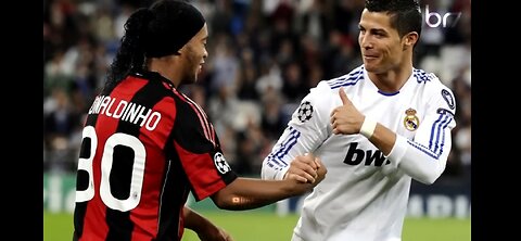 Ronaldinho after Cristiano Ronaldo's performance in this match had a nightmare