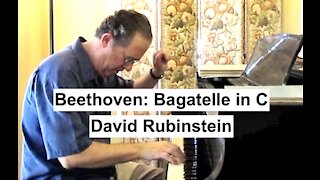 Beethoven: Bagatelle in C / David Rubinstein