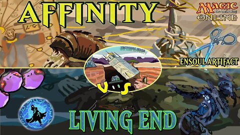 Ensoul Artifact Affinity VS Blue Living End｜So Many Urza Tokens! ｜Magic The Gathering Online Modern League Match