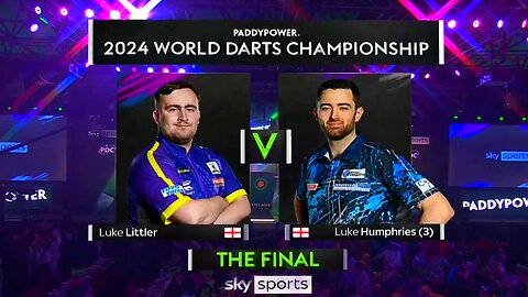 2024 World Darts Championship Humphries v Littler