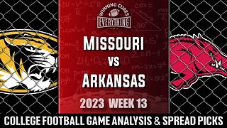 Missouri vs Arkansas Picks & Prediction Against the Spread 2023 College Football Analysis