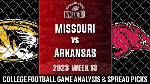 Missouri vs Arkansas Picks & Prediction Against the Spread 2023 College Football Analysis