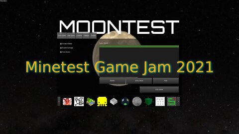 Minetest Game Jam 2021 | Moontest (Placed 7th)