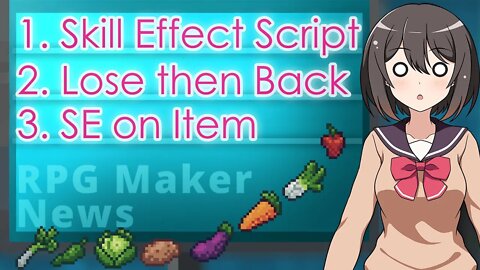 Run Script Calls & Play Unique Sound Effects With Each Skill & Item | RPG Maker News #113
