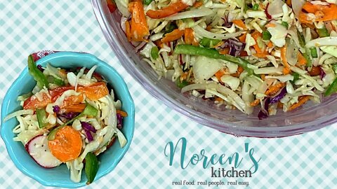 SWEET AND SOUR VEGETABLE SLAW!! FROM NANNY'S RECIPE BOX!!