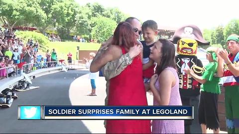 WATCH | Emotional military reunion at Legoland