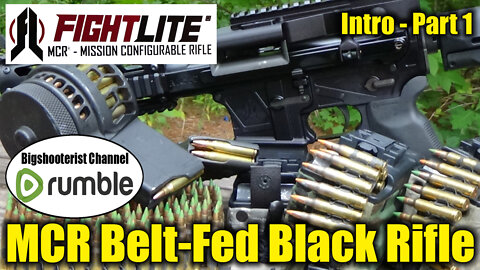 Introduction to the FightLite MCR Belt Feed Black Rifle