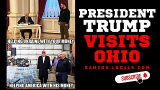 President Trump visits Ohio while Biden gives your money to Ukraine