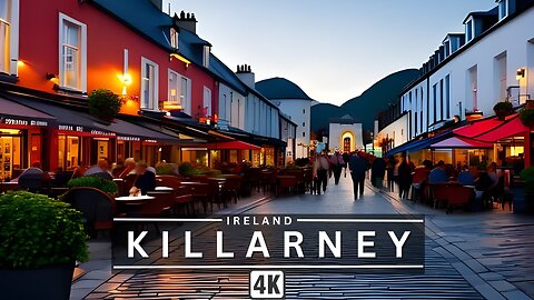EXPLORE THE MESMERIZING BEAUTY OF KILLARNEY, IRELAND AT NIGHT IN 4K BY DRONE - DREAM TRIPS