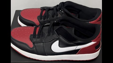 AJ1 Low Flyease Alternate Bred Toe