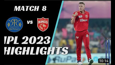 Description IPL 2023 Match 8 Highlights | Rajasthan Royals vs Punjab Kings